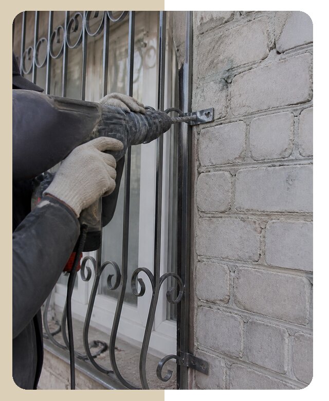 Анкерное крепление оконных решеток под ключ в Домодедово